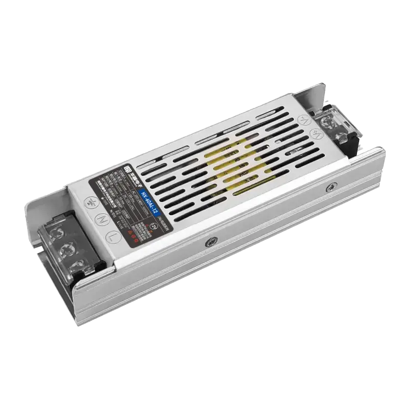 DC 5A 12v স্লিম পাওয়ার সাপ্লাই 60w উচ্চ দক্ষ