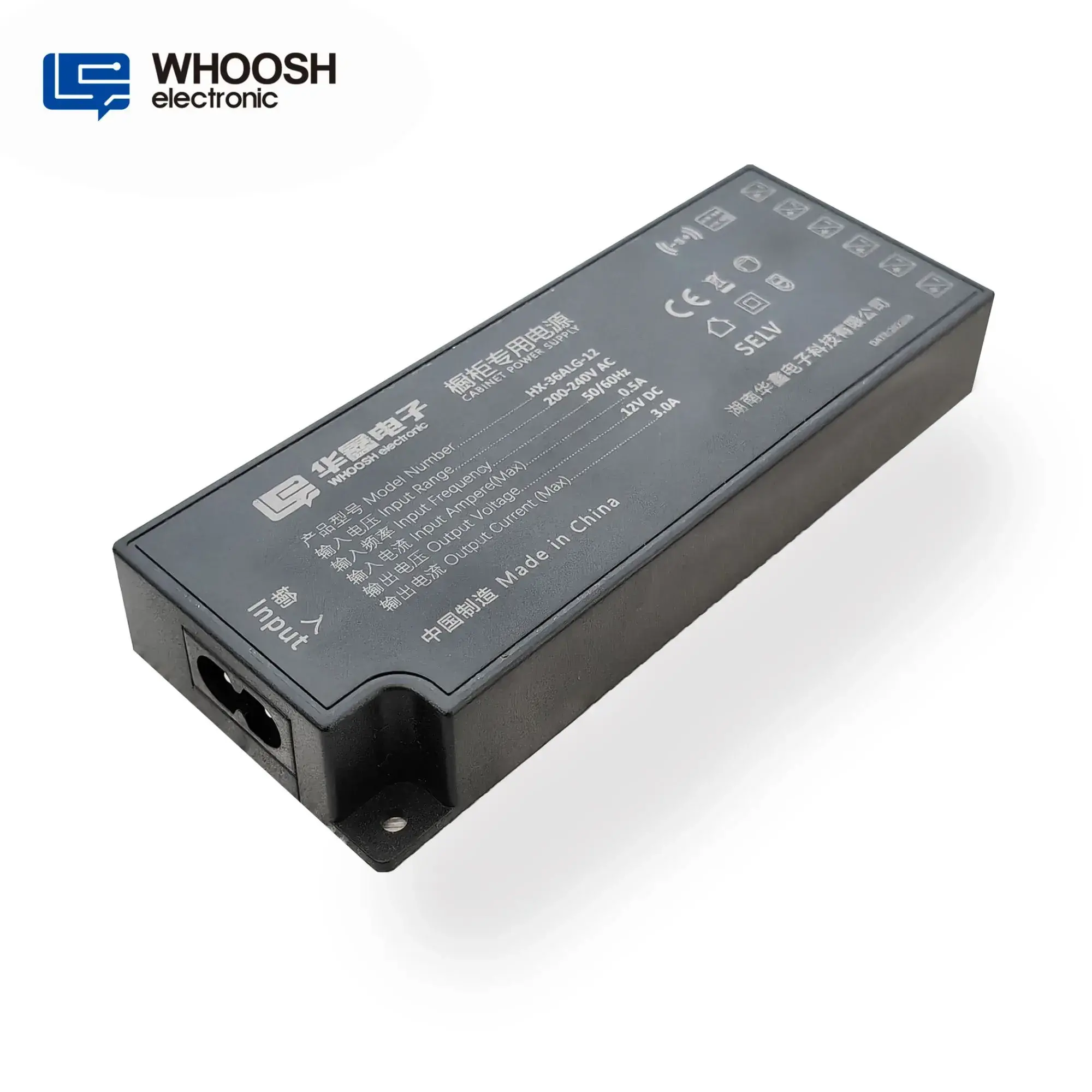 ক্যাবিনেট পাওয়ার সাপ্লাই dc12v 3a dc24v 1.5a 36w পরিধান-প্রতিরোধী এবং আর্দ্রতা-প্রমাণ