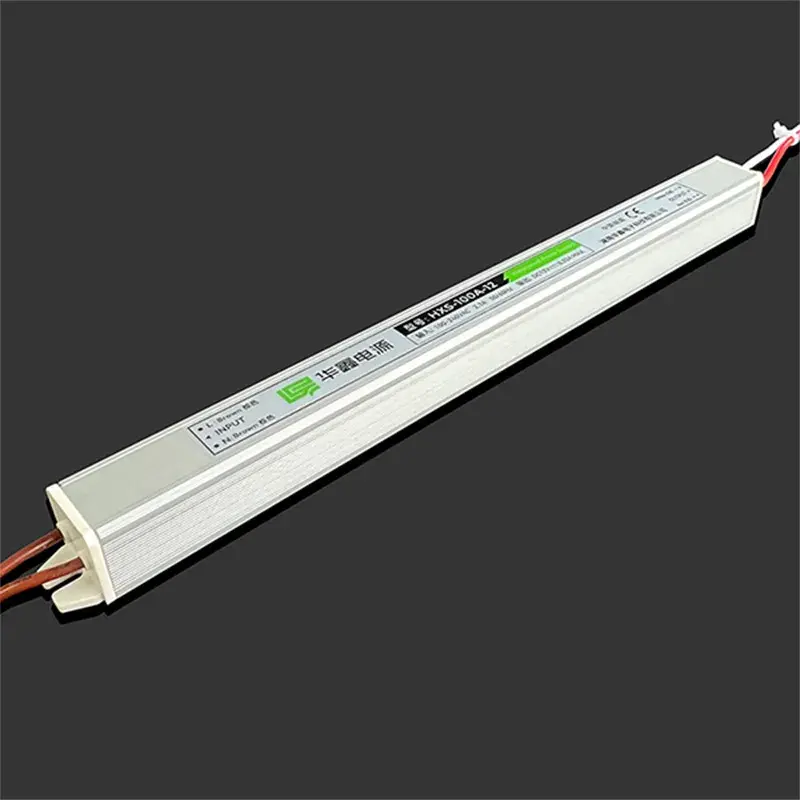 আর্দ্র পরিবেশের জন্য IP 67 Ultraslim 100w 12v 24v জলরোধী পাওয়ার সাপ্লাই